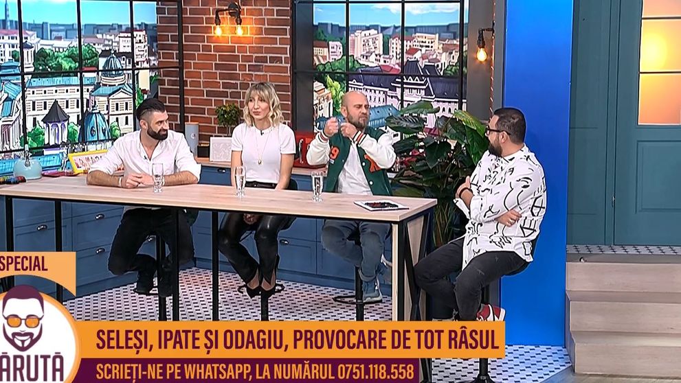 Paul Ipate, Cosmin Seleși și Monica Odagiu, provocare contorsionistă La Măruță