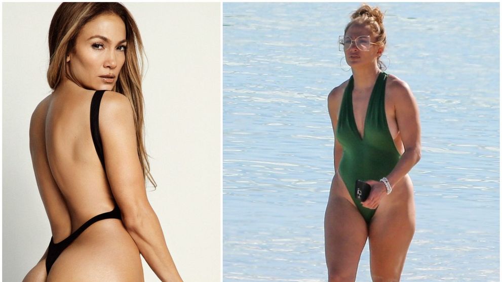 În cele mai noi imagini e photoshopată până la perfecțiune, în realitate și J Lo e o femeie normală. Cum arată de fapt
