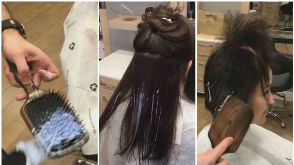 Tanara care a devenit vedeta peste noapte. A pus decolorant pe o perie de par, iar rezultatul a fost spectaculos