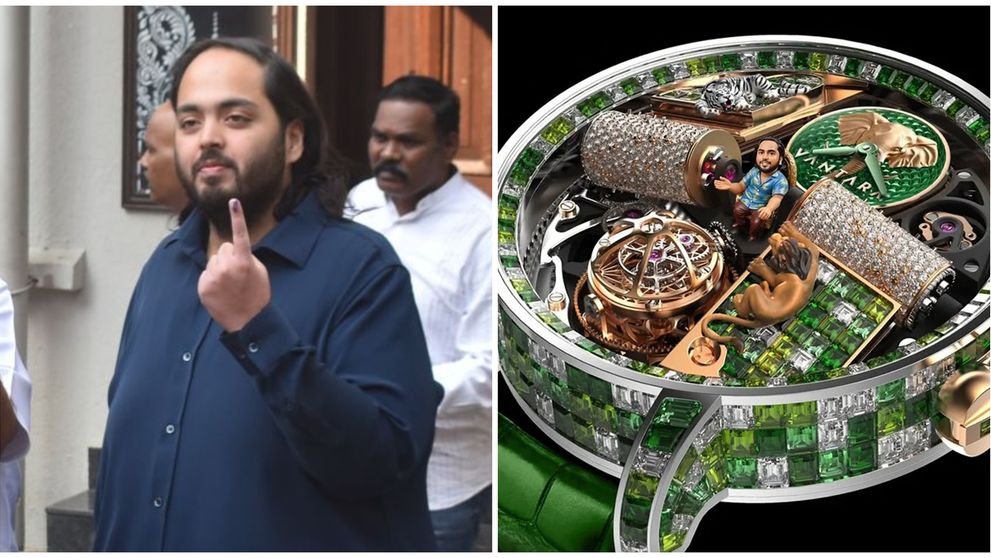 Anant Ambani, fiul celui mai bogat om din Asia, și-a comandat un ceas personalizat în care apare în miniatură pe un tron de aur. Cum arată bijuteria de 1,5 milioane de dolari