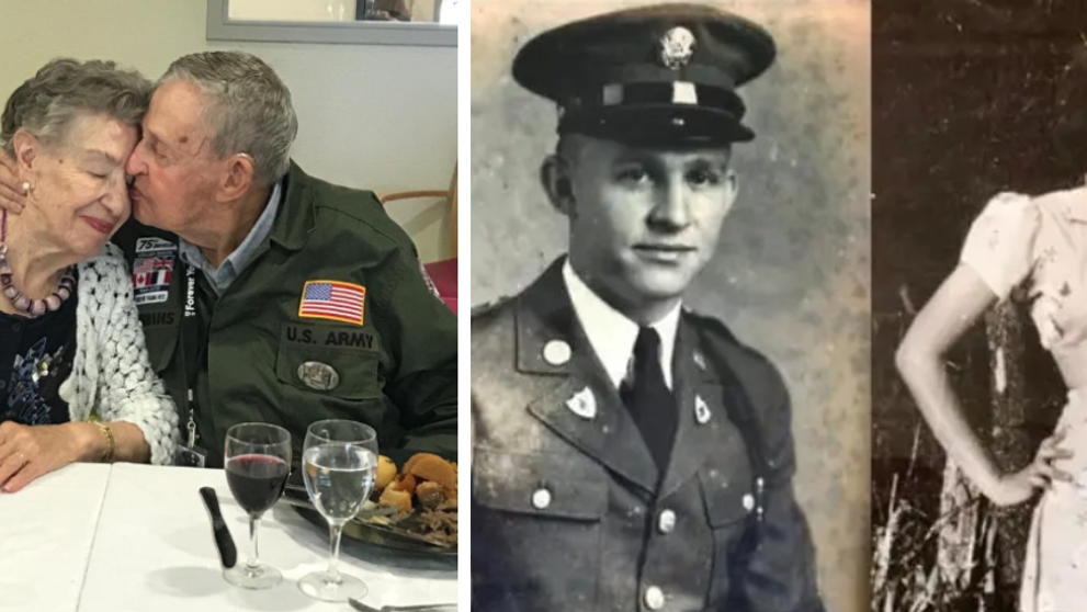 Un veteran de război şi-a revăzut prima iubită după 75 de ani. Bărbatul: 