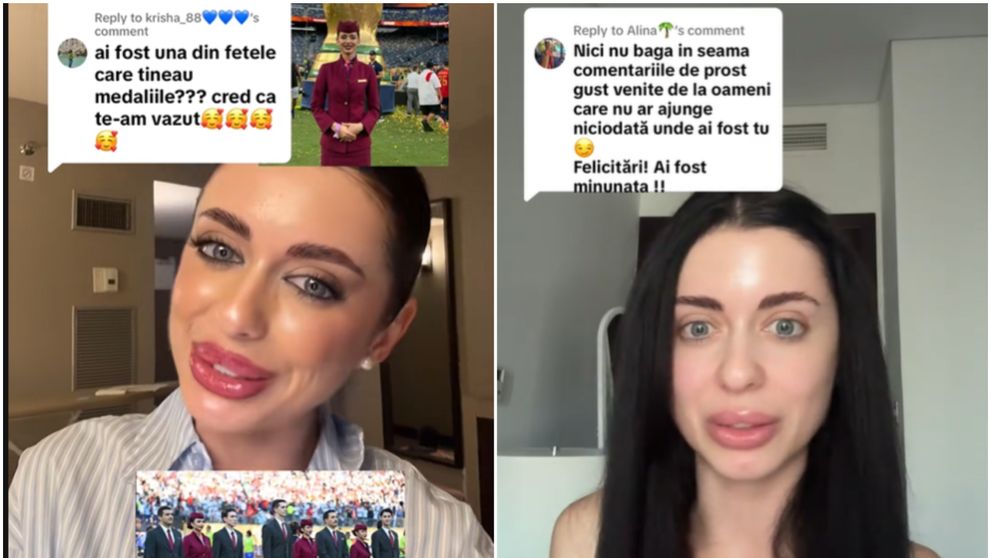 Românca ce a înmânat trofeul FIFA, dezvăluiri din culisele finalei: „Mi-au tremurat mâinile, am crezut că leșin!”  Tânăra care i-a dat trofeul lui Pau Cubarsí, ținta unui val de hate pe TikTok