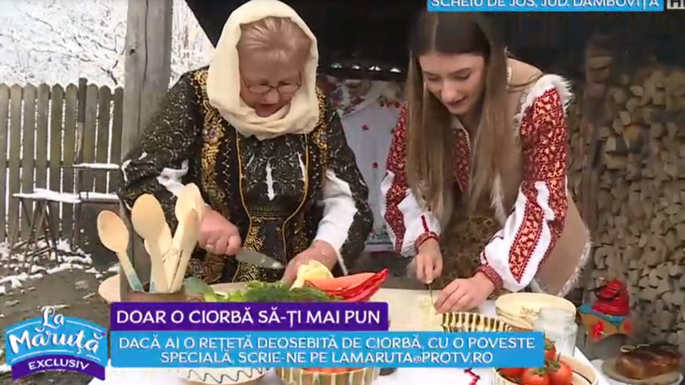 VIDEO Doar o ciorbă să-ți mai pun. Astăzi, Izabela ne-a pregătit o ciorbă de castraveți