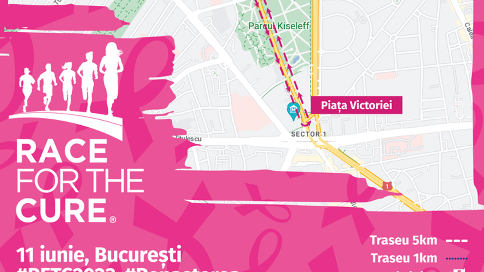 Race for the Cure a Fundației Renașterea adună zeci de vedete și susținători în ROZ pentru combaterea cancerelor feminine în România