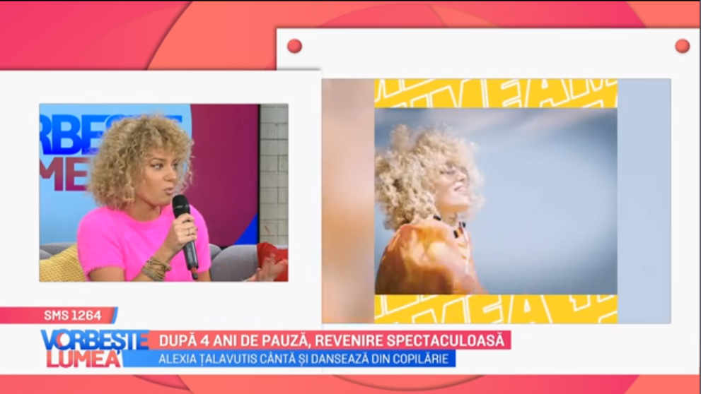VIDEO Actrița Alexia Țalavutis, revenire spectaculoasă după 4 ani de pauză