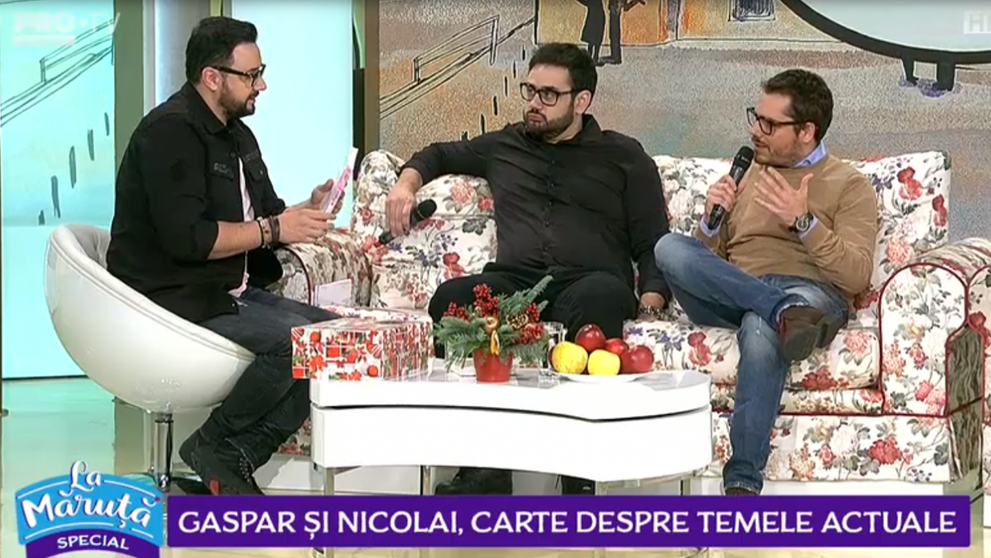 VIDEO Gașpar și Nicolai, carte despre temele actuale