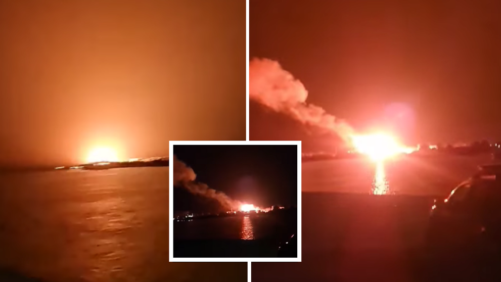 VIDEO Atac cu drone kamikaze, filmat de români în portul Ismail. Imagini cutremurătoare