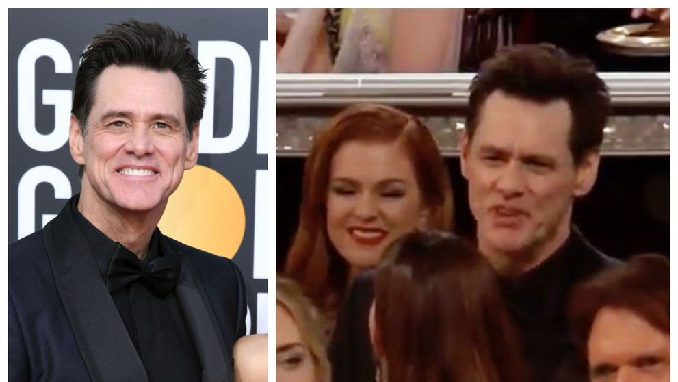 Globurile de Aur 2019. Jim Carrey, rugat să se mute la altă masă, momentul epic al serii