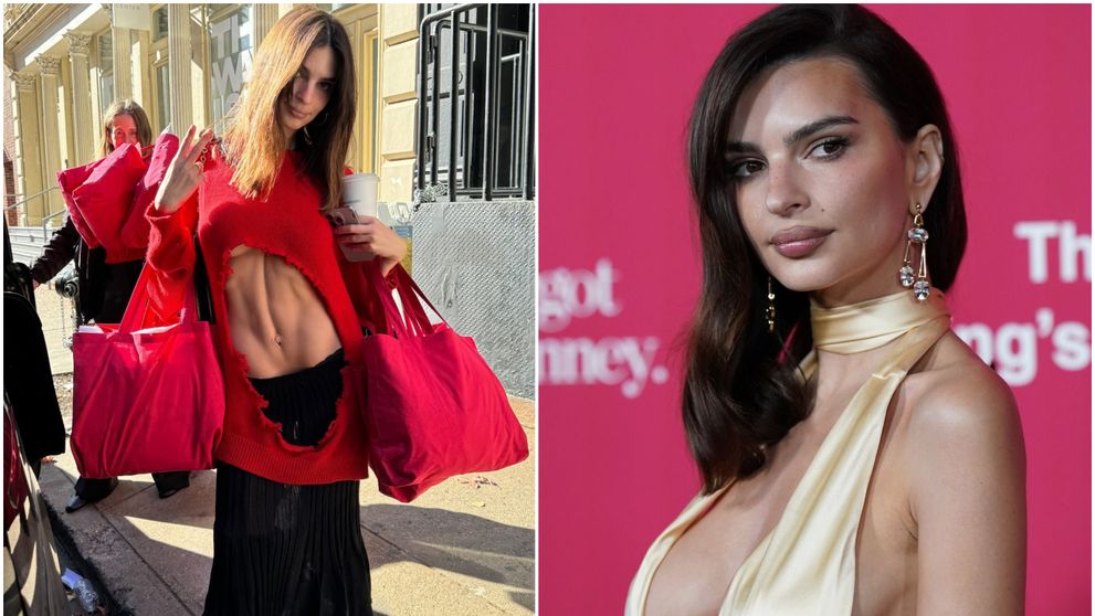 Toți bărbații o doresc, iar femeile o invidiază, dar ultima apariție a stârnit controverse. Emily Ratajkowski, într-un pulover sfâșiat, cu abdomenul la vedere