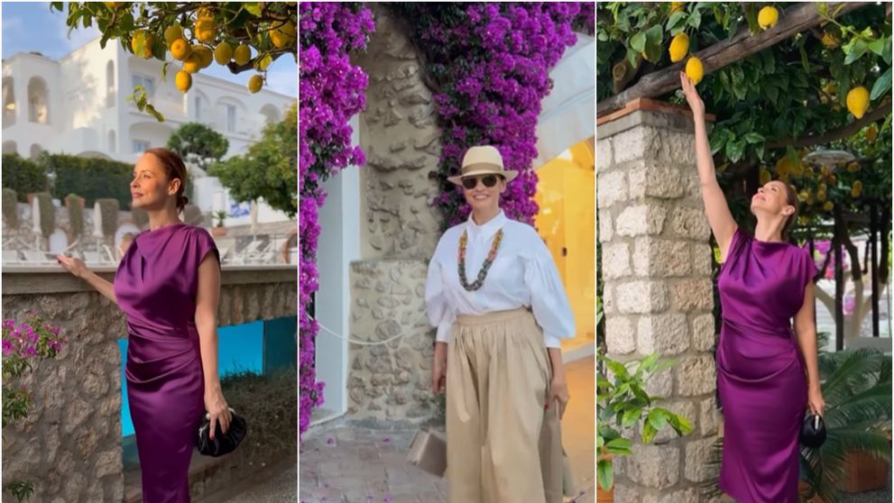 Andreea Marin, exemplu de eleganță desăvârșită pe străzile din Capri: „Splendida! Grande classe, sempre!”