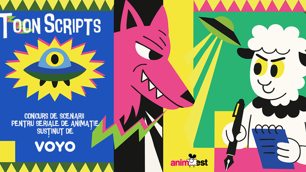Animest.20: s-au deschis înscrierile pentru TOON SCRIPTS și PITCH, PLEASE!