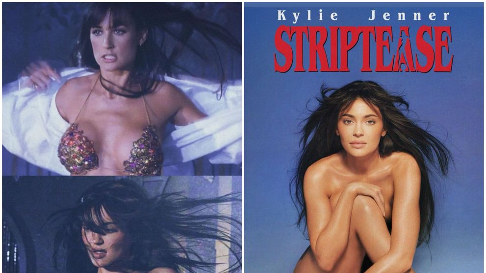 Kylie Jenner și-a eclipsat toate surorile de Halloween: s-a transformat în Demi Moore din filmul Striptease. Cum a pozat