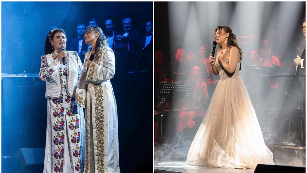 Irina Baianț și Irina Loghin, duet sublim pe scena de la Sala Palatului: „Două Irine unite prin cântec, emoție și iubire pentru public!”