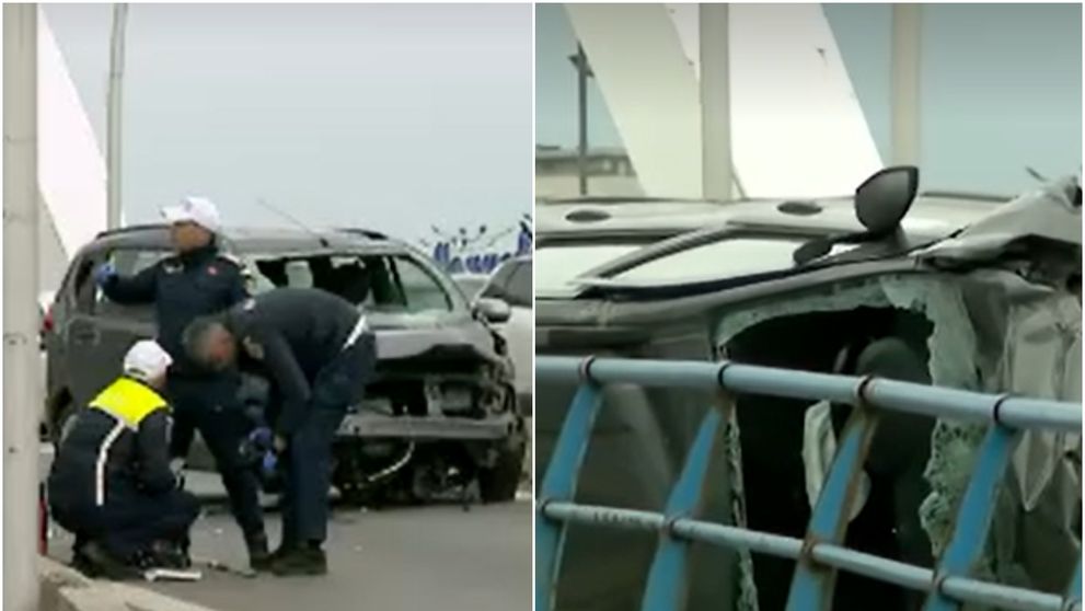 Accident șocant în București! Șapte femei au ajuns la spital, după ce mașina în care se aflau s-a răturnat