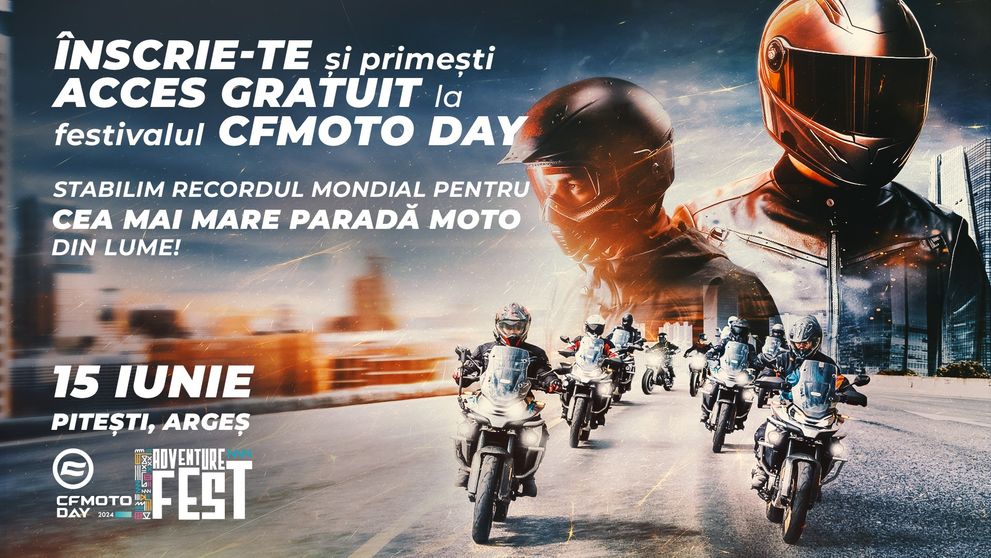 Vino la cea mai mare parada moto din lume!