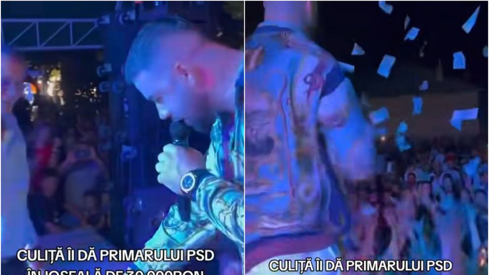 VIDEO Culiță Sterp, ovaționat pentru gestul pe care l-a făcut atunci când un primar i-a dat 3.000 lei dedicație. Artistul a luat banii, iar ce a făcut după i-a uimit pe fani: „Luați-i, că sunt ai voștri”