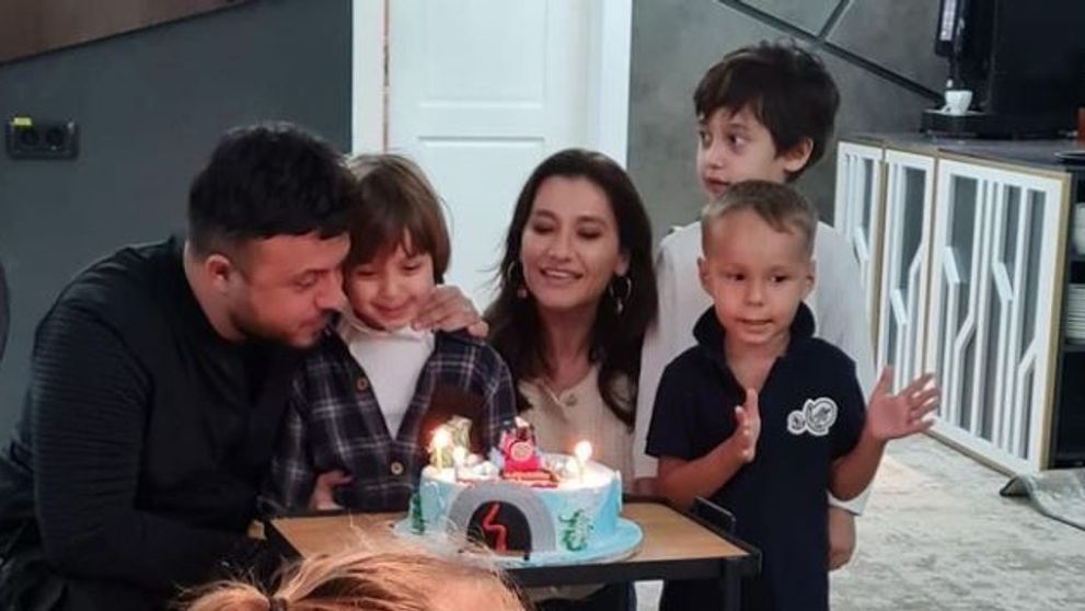 Claudia Pătrășcanu și Gabi Bădălău, împreună la munte. Cei doi au sărbătorit ziua fiului lor, Nicolas
