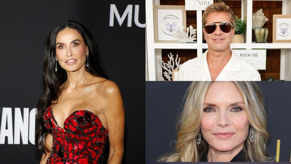Pare ireal că aceste vedete au peste 60 de ani! Îi știm de o viață, dar refuză să îmbătrânească: Brad Pitt și Demi Moore au descoperit fântâna tinereții
