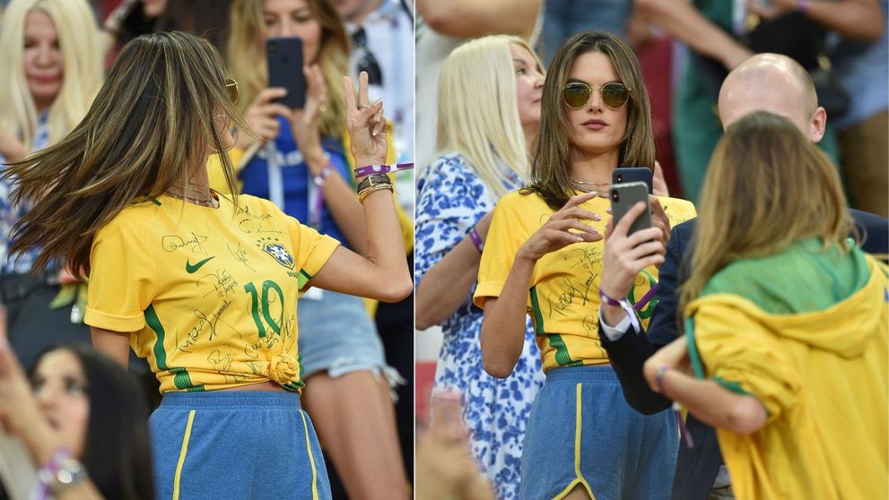 Cine e fotomodelul care a întors toate privirile la meciul Brazilia-Serbia. Ce rost mai are să te uiți la fotbal?