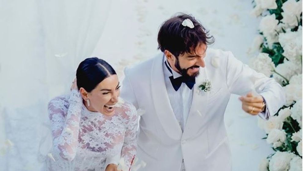 Fosta lui Gianluca Vacchi s-a măritat! Imagini spectaculoase de la nunta la care a cântat Andrea Bocelli
