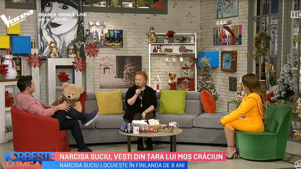 VIDEO Narcisa Suciu, vești din țara lui Moș Crăciun