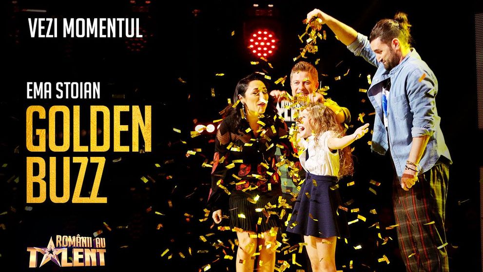 Al doilea GOLDEN BUZZ de la Românii au talent, sezonul 9. Gimnasta care a lăsat-o fără cuvinte pe Andra
