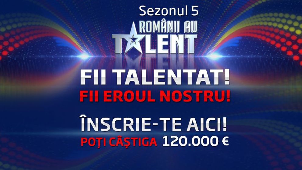 Popor talentat esti chemat la inscrierile pentru Sezonul 5 