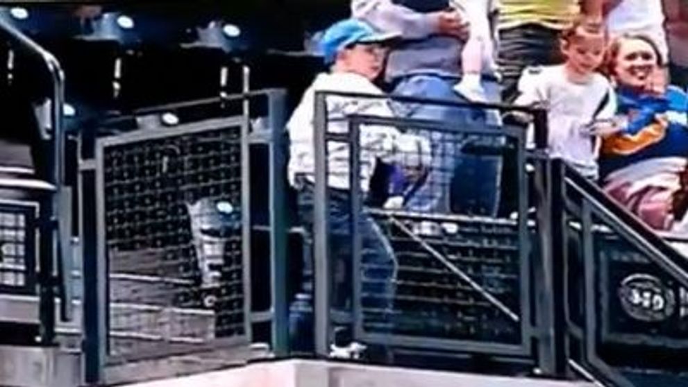 Pustiul care a provocat isterie pe un stadion. Vezi ce a facut! VIDEO