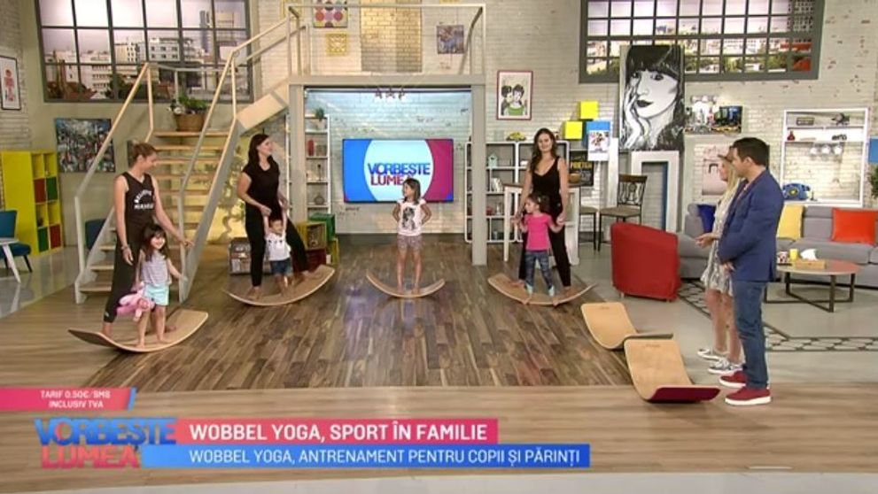 Wobbel Yoga, o activitate distractivă pentru familie. Care sunt beneficiile