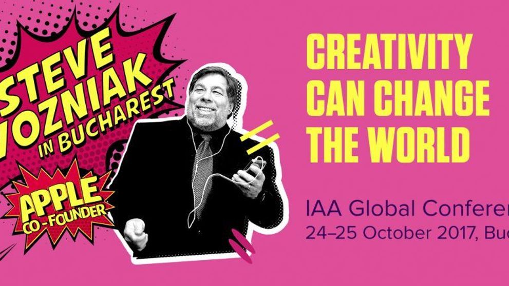 Co-fondatorul Apple, brandul nr 1 in lume, Steve Wozniak, vine la Conferinta Globala IAA