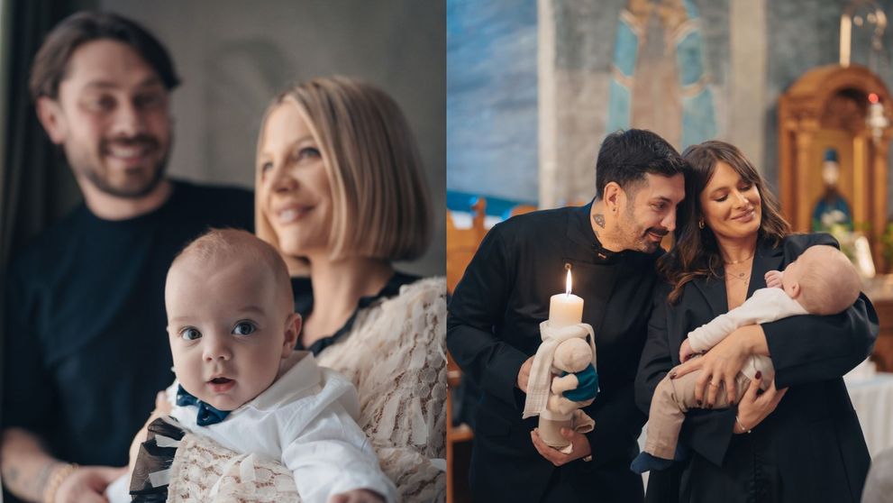 Ana Baniciu și Edy Kovacs și-au botezat fiul! Nașa micuțului Aris a fost Raluka, buna prietenă a artistei. Cine este nașul băiețelului