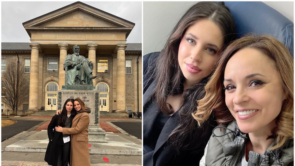 Andreea Marin, alături de Violeta, în campusul celebrei Univeristati din America unde va studia: “Am ajuns cu teamă, cu îndoieli, ca orice mamă care-și vede copilul zburând”