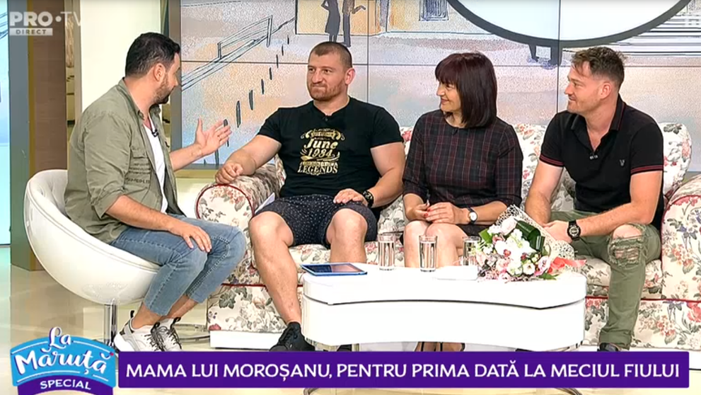 Campionul Cătălin Moroșanu, la povești alături de familie