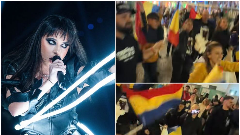 Videoclip viral cu susținătorii Alexandrei Căpitănescu la Eurovision 2026! Gestul făcut de un grup de români pe străzile din Viena