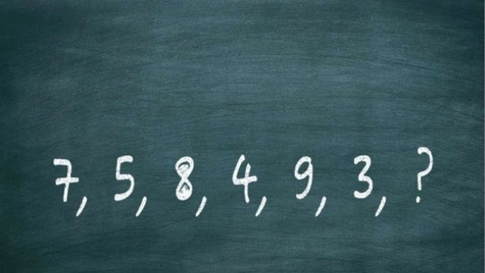 Testul de matematica ce face furori pe internet. Putini si-au dat seama ce numar urmeaza in acest sir