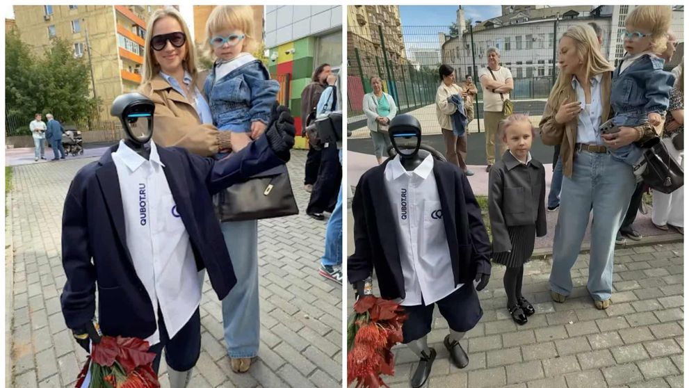Un cuplu de influenceri și-au trimis „copilul robot” la școală. Reacția oamenilor: „Fiica lor nu părea prea încântată”