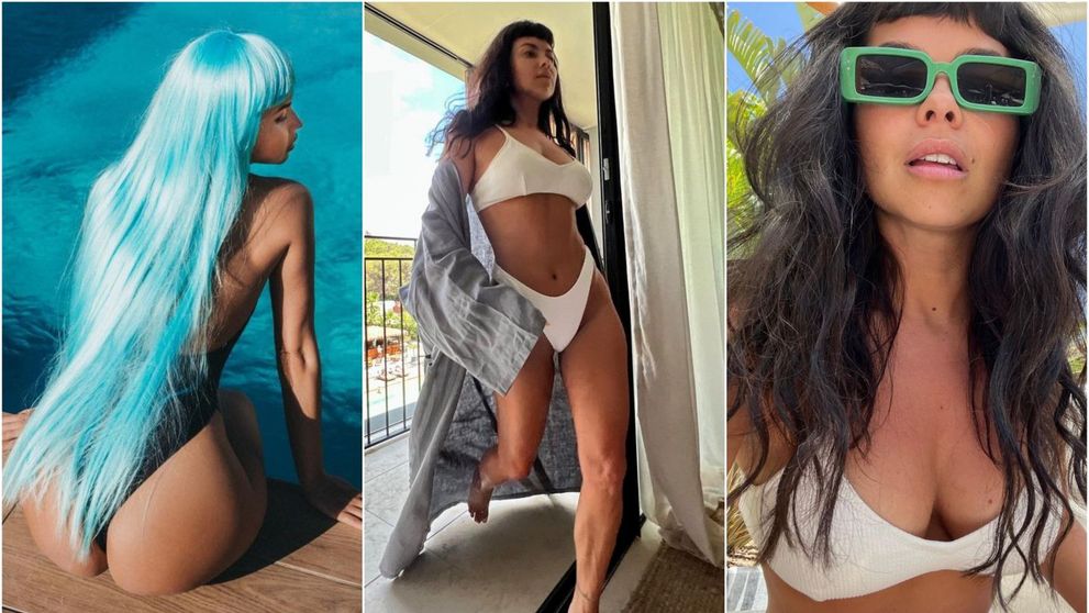Inna, paradă de costume sexy de baie în Ibiza. Cum s-a pozat în camera de hotel și la piscină