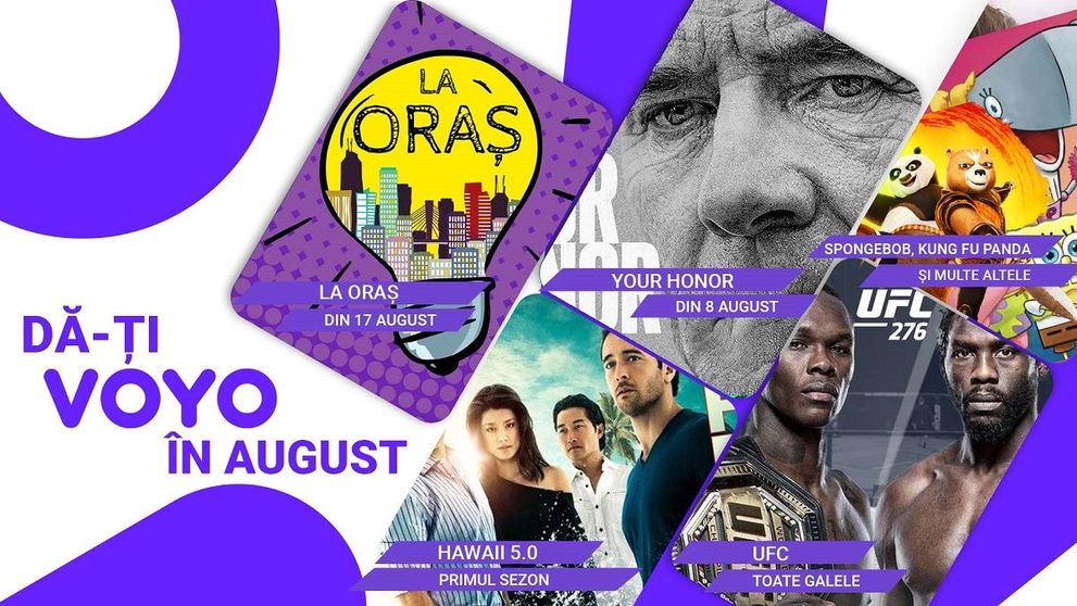Luna august, la VOYO: seriale noi, filme, sport și cele mai de succes animații sunt disponibile chiar acum