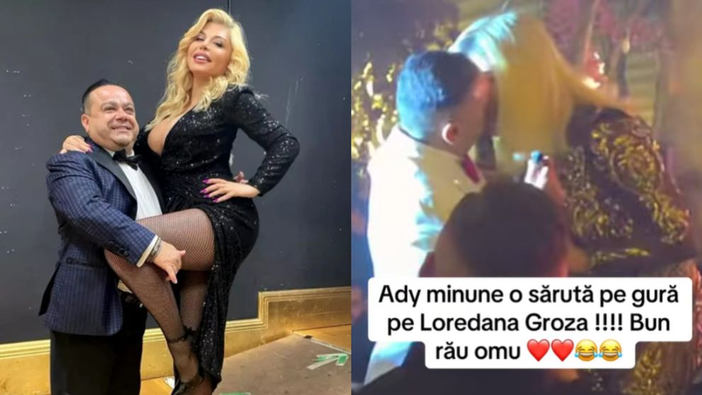 Adrian Minune a sărutat-o pe Loredana Groza pe scenă. Artistul nu a mai ținut cont de nimic și a dat frâu liber dorințelor: „Iar îl dă Kati afară din casă”