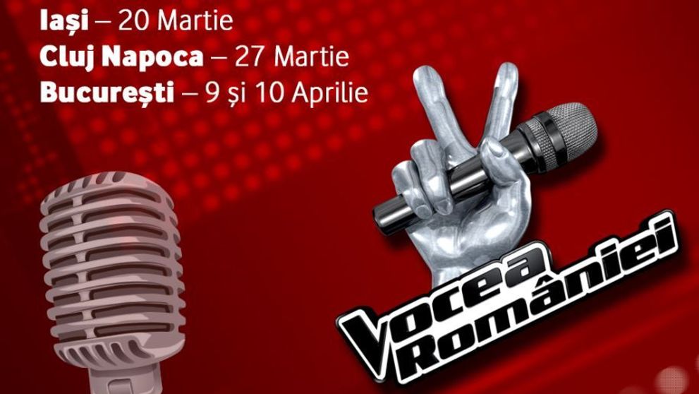 Preselectiile Vocea Romaniei au loc weekend-ul acesta la Iasi!