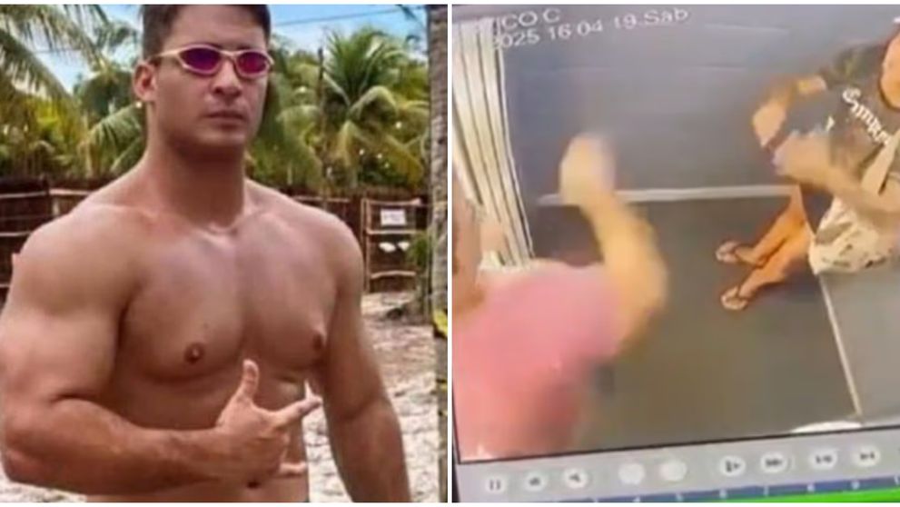 Imagini greu de privit: un fost sportiv profesionist și-a desfigurat iubita în bătaie, într-un lift. Reacția lui din închisoare a stârnit revoltă