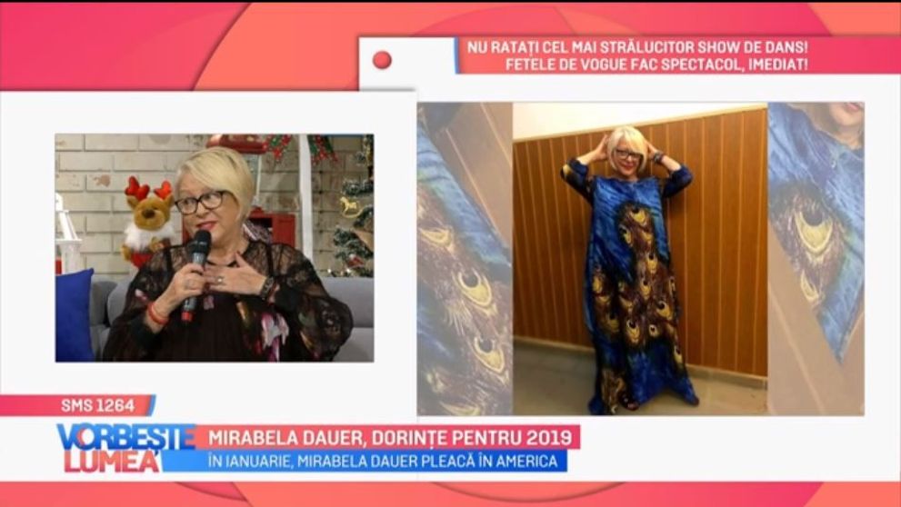 VIDEO Cum și-a petrecut sărbătorile Mirabela Dauer