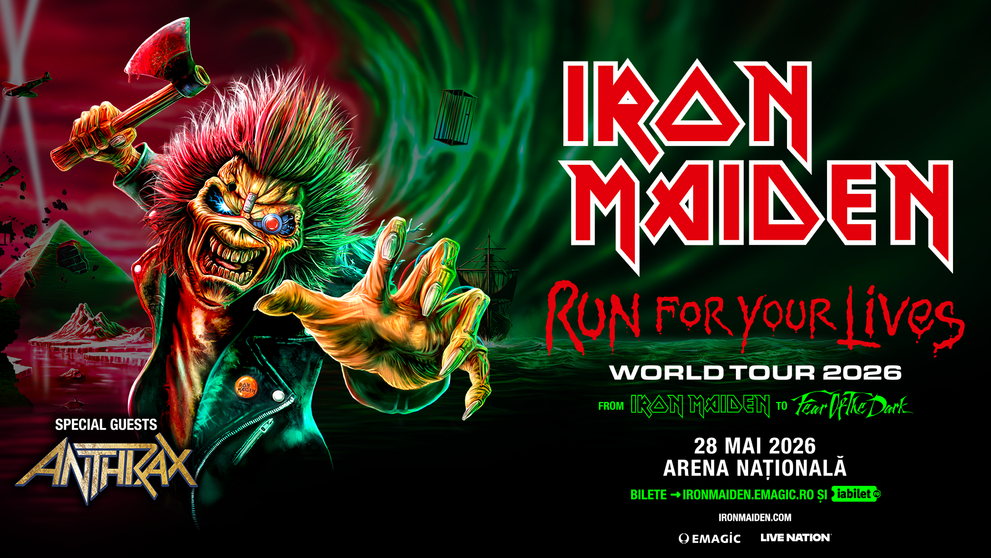 Program și regulament de acces IRON MAIDEN, 28 mai 2026