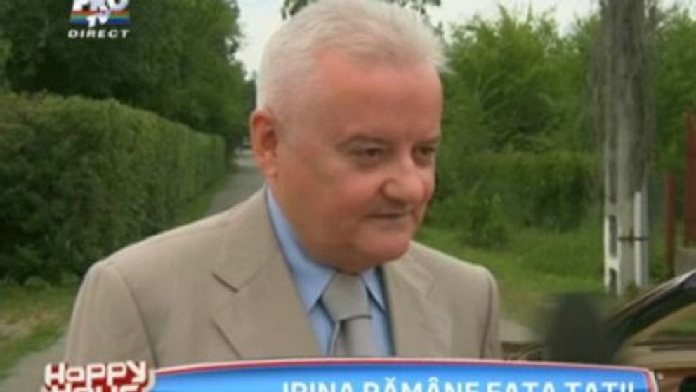 Irinel Columbeanu este bucuros ca Irina i-a  fost incredintata, dar este tot nemultumit. Vezi de ce! VIDEO