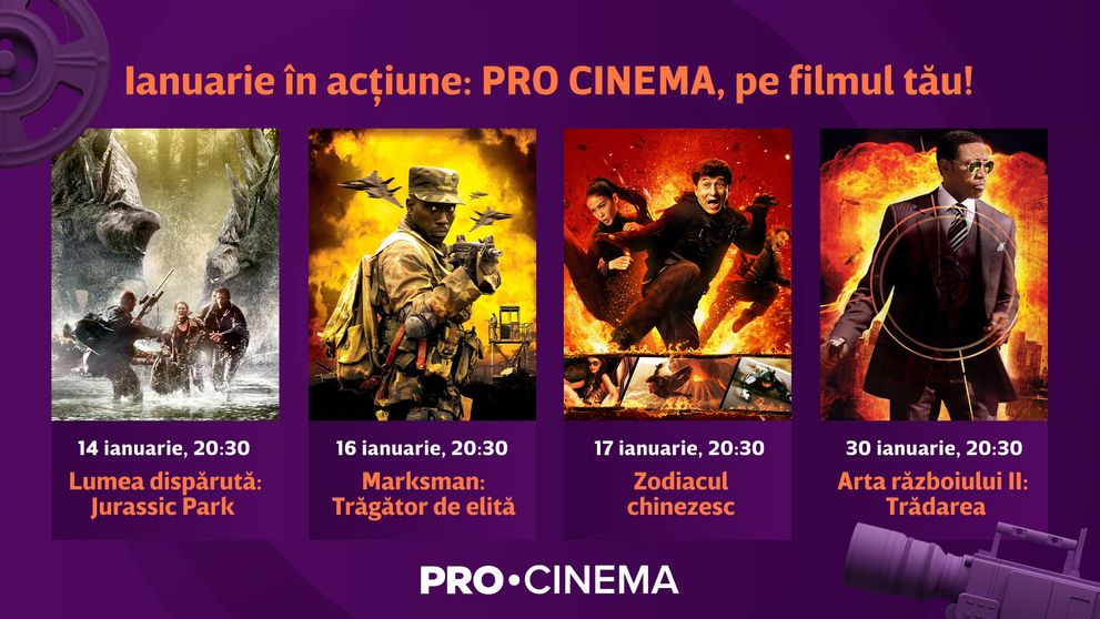 În ianuarie, acțiunea are loc la PRO CINEMA!