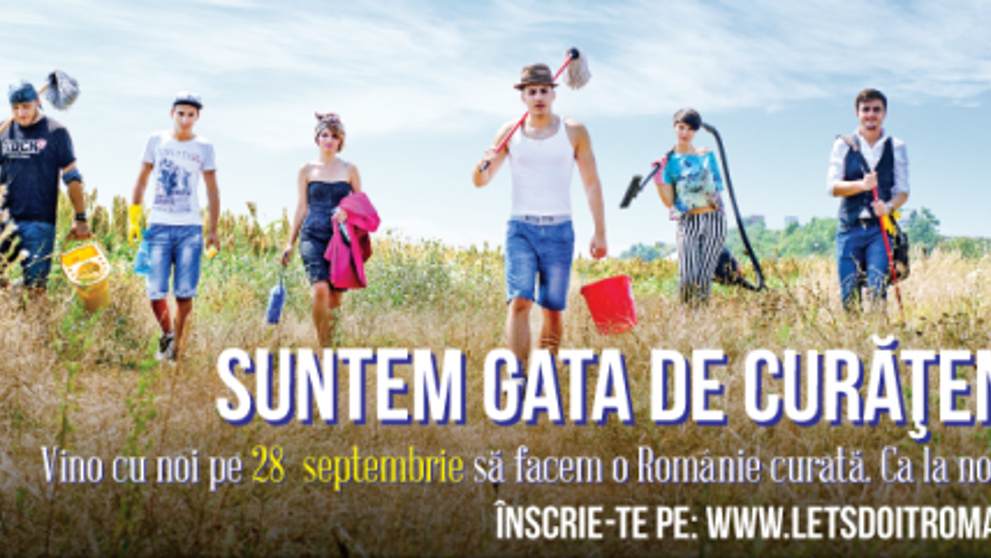 Let's Do It, Romania. Inscrie-te si tu la Ziua de Curatenie Nationala de pe 28 septembrie