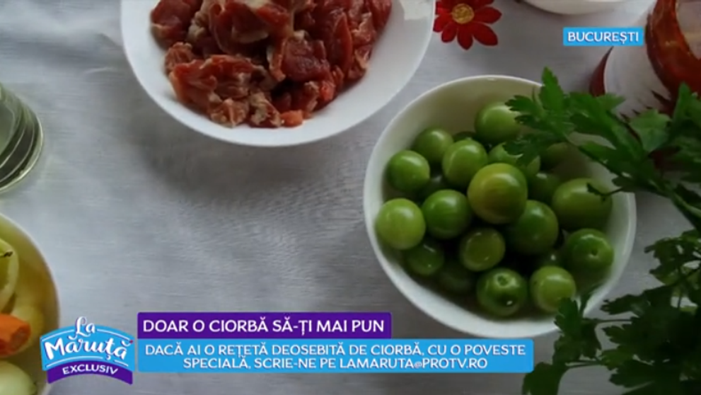 VIDEO Doamna Maria ne învață o nouă rețetă de ciorbă