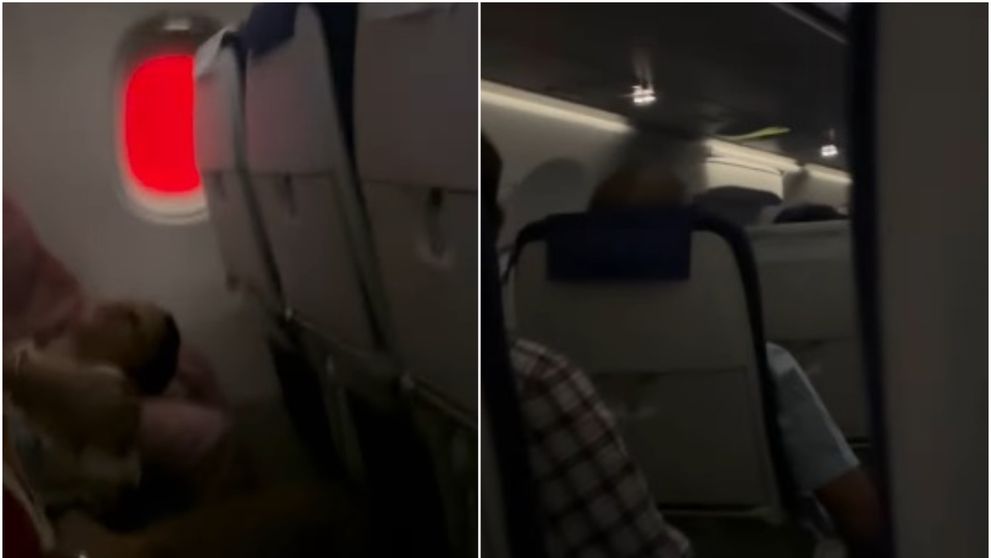 Turbulențe puternice în timpul unui zbor! Pasagerii au trăit clipe de panică la bordul aeronavei, iar o femeie a început să se roage pentru viața ei. VIDEO
