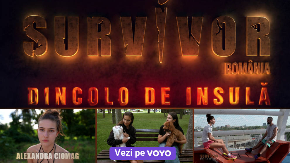Survivor: Dincolo de insulă, episod nou pe VOYO. Cum a fost pentru Alexandra Ciomag întoarcerea din junglă