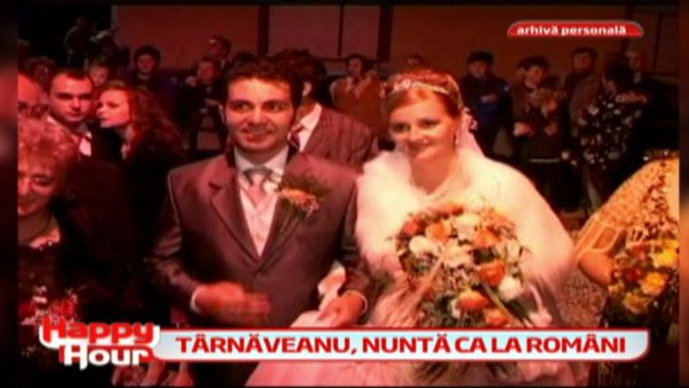 La nunta sa, Robert Tarnaveanu a respectat toate obiceiurile din zona Sibiului. Vezi imagini inedite de la nunta celor doi